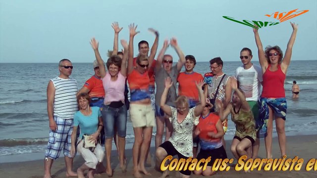 Sand sculptures competition and Zumba on the beach in Riccione 2015