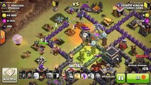 Clash of clans - QUEEN HEALER   HOGS ON TH9