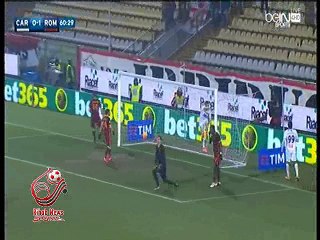 اهداف مباراة ( كاربي 1-3 روما ) الدوري الايطالي