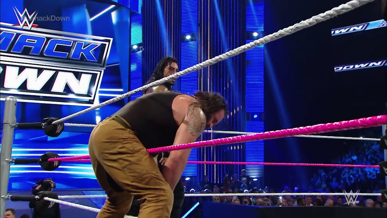 Roman Reigns & Randy Orton vs. Bray Wyatt & Braun Strowman_ SmackDown, Oct. 8, 2015