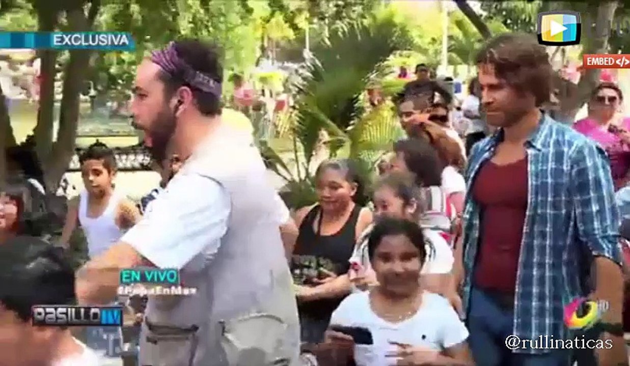 Sebastián Rulli y Angelique Boyer entrevista  Grabaciones #FrenteAlMismoRostro #Chetumal #Bacalar