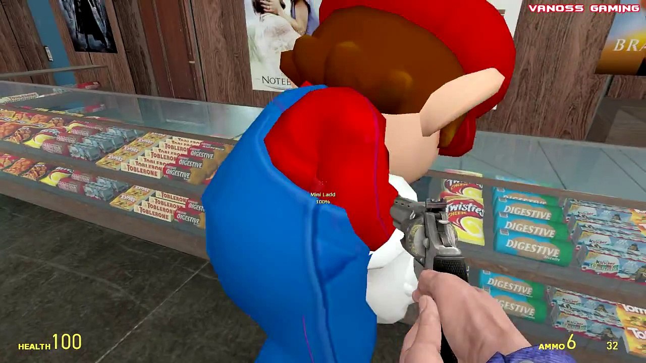 Gmod Shopping Mall - Movie Theater, Apple Store, The Gun Store (Garrys Mod Funny Moments)