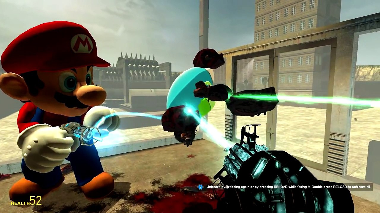 Gmod Sandbox Funny Moments - Gore Mod, Bouncy Castle of Death, Early Christmas! (Garrys Mod)