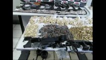 SP: Operação policial apreende armas e 4 mil cartuchos de munição