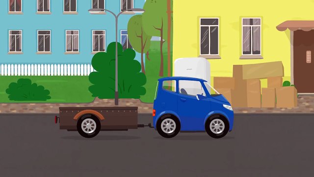 Kids Cartoons CAR TRAILER Doc McWheelie Moving Home! Car Doctor