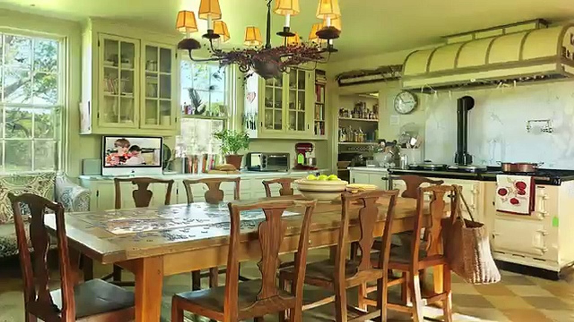 ⁣Кухня в стиле кантри