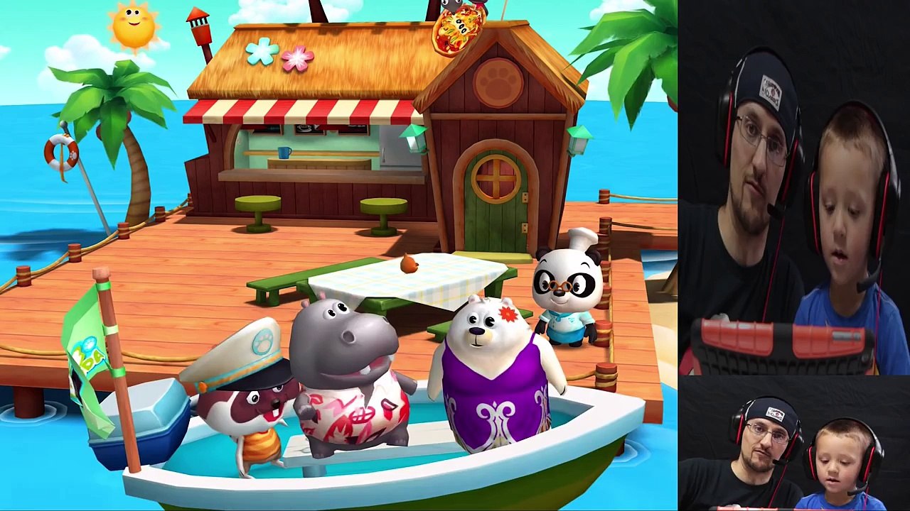 Chase plays Dr. Pandas Restaurant 2!! Cooking Food for Picky Dudes w/ FGTEEV Duddy | KIDS