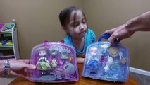 Cutest EVER Disney Frozen Animators Elsa Anna Mini Doll Play Sets Toys! Kids Video Toy Opening