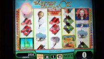 WIZARD OF OZ Penny Video Slot Machine with GLINDA BONUS Las Vegas Casino