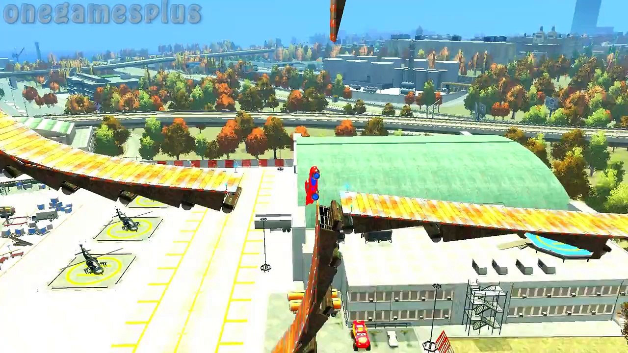 Disney cars Batmobile Lightning McQueen and Batman Spidermobile & Spider Man Childrens So