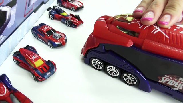 Человек паук. Спайдермен. Машинки. Мультики про машинки. Развивающее видео.