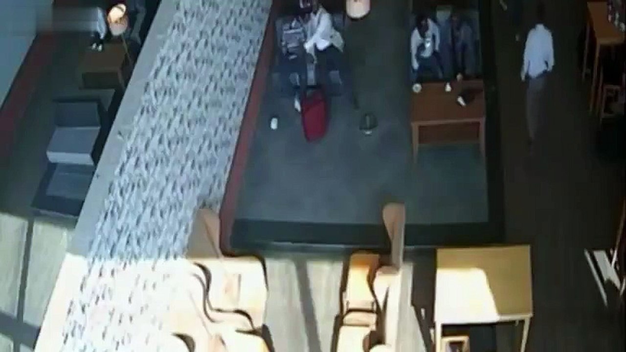 CCTV shows the chilling moment suspected Somali plane bomber handed explosives