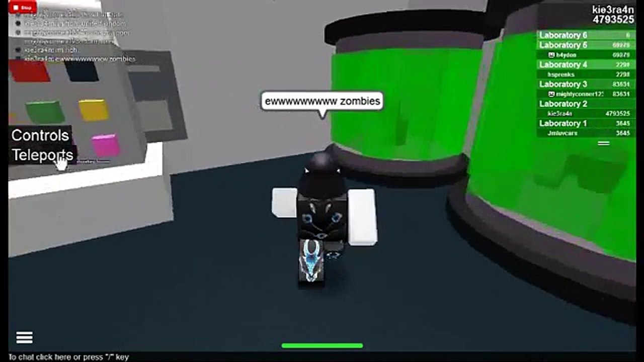 zombie laboratry roblox view