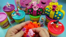 Surprise eggs PLAY DOH Minnie mouse Barbie Mickey mouse Peppa pig PLAY DOH Bags & Candy