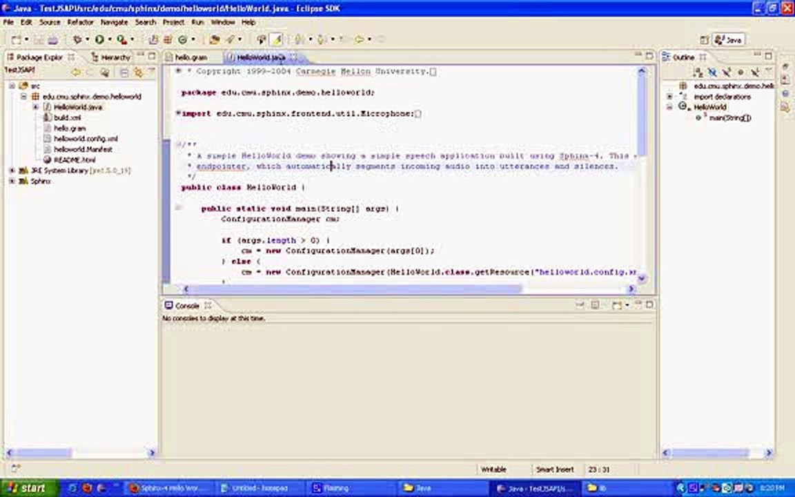 Speech Recognizer In Java_clip3