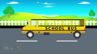 School Bus - Monster Trucks For Children - Mega Kids Tv