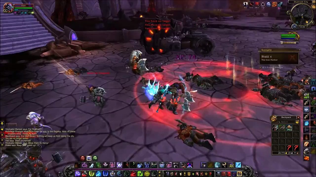 Warlords of Draenor Leveling Part 4....Battle of Shattrath
