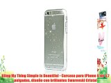 Bling My Thing Simple is Beautiful - Carcasa para iPhone 6 de 47 pulgadas diseño con brillantes