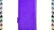 JAMMYLIZARD | Funda De Piel Para iPhone 5C Tipo Cartera Luxury Wallet Case MORADO