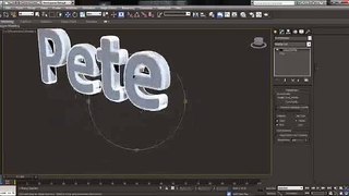 Tutorial  3ds Max  Basic 3d Text_clip6