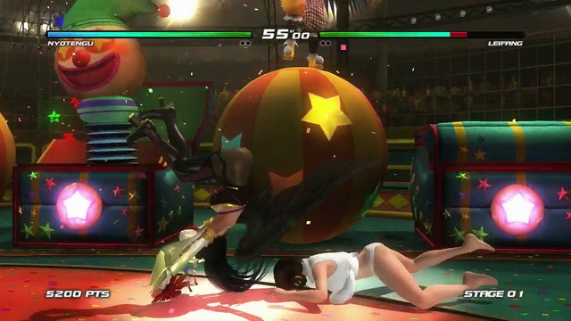 DEAD OR ALIVE 5 LAST ROUND PS4 ARCADE EASY - NYOTENGU NUDE MOD