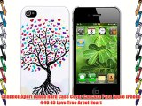 ChannelExpert Funda Hard Case Cover Carcasa Para Apple iPhone 4 4G 4S Love Tree Arbol Heart