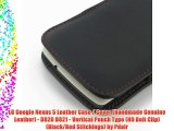 LG Google Nexus 5 Leather Case / Cover (Handmade Genuine Leather) - D820 D821 - Vertical Pouch