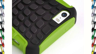 JAMMYLIZARD | Carcasa Alligator Para iPhone 5 5S Heavy Duty Case De Alta Resistencia VERDE