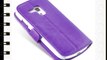 JAMMYLIZARD | Funda De Piel Para Samsung Galaxy S3 MINI Luxury Wallet Tipo Cartera MORADO