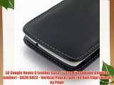 LG Google Nexus 5 Leather Case / Cover (Handmade Genuine Leather) - D820 D822 - Vertical Pouch