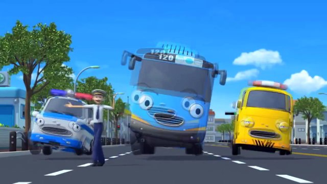 Приключения Тайо, 16 серия Состязание тяжеловесов, мультик для детей про автобусы и больши