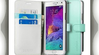 Spigen Wallet S  - Funda para Samsung Galaxy Note 4 color menta