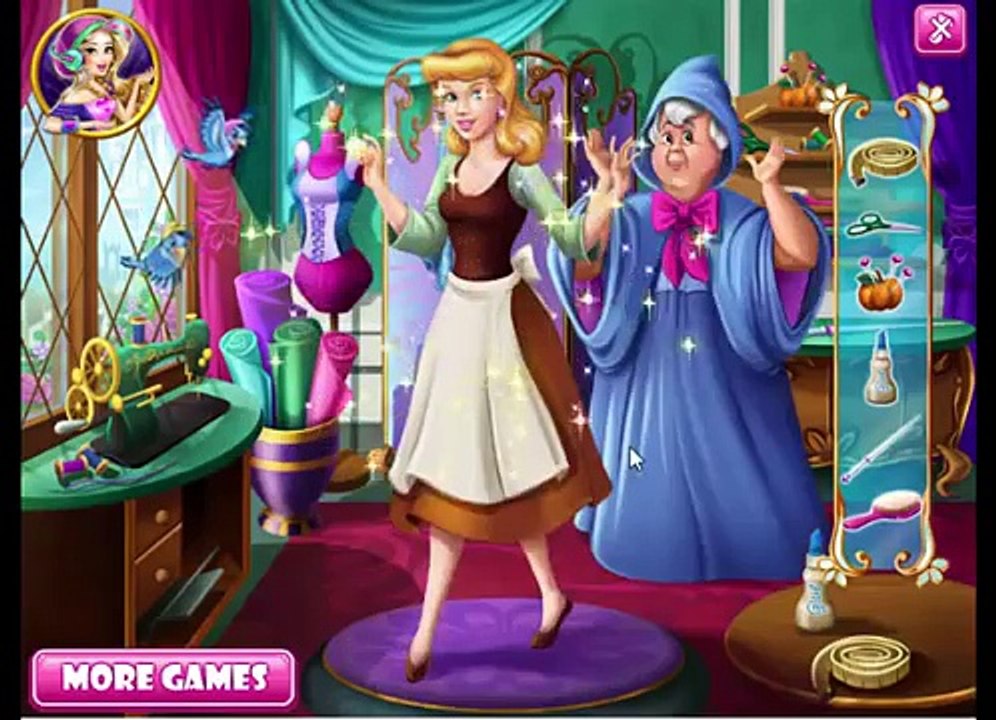 Disney Princess Games - Cinderella Tailor Ball Dress – Best Disney Games For Kids Cinderella