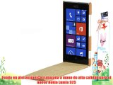 Stilgut UltraSlim funda exclusíva en piel auténtica para el Nokia Lumia 925 old style marrón