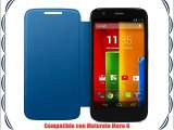 Motorola - Funda Flip oficial para Motorola Moto G Azul