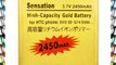 2450mAh Batería GOLD de Alta Capacidad para HTC EVO 3D / G14