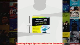 Download PDF  Landing Page Optimization For Dummies FULL FREE