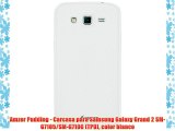 Amzer Pudding - Carcasa para Samsung Galaxy Grand 2 SM-G7105/SM-G7106 (TPU) color blanco