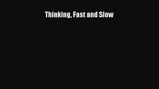 Read Thinking Fast and Slow Ebook Free
