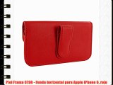 Piel Frama 679R - Funda horizontal para Apple iPhone 6 rojo