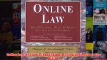 Download PDF  Online Law The SPAs Legal Guide to Doing Business on the Internet FULL FREE