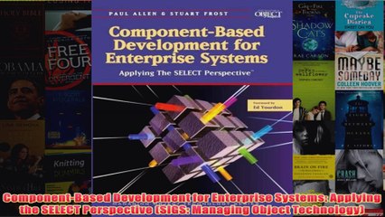 Download PDF  ComponentBased Development for Enterprise Systems Applying the SELECT Perspective SIGS FULL FREE