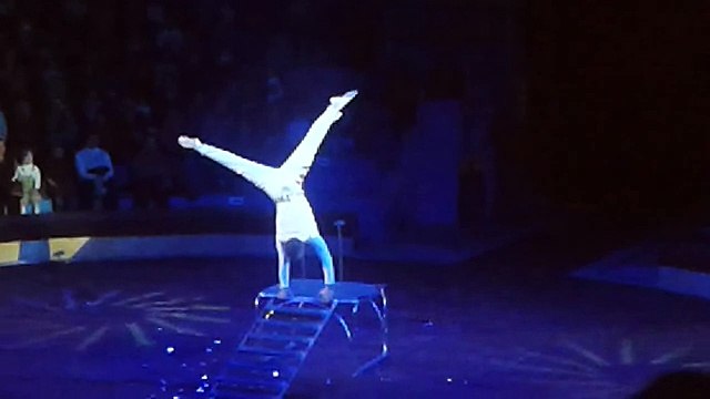 Цирк огромных зверей в Сокольниках ЧАСТЬ 2, номер акробатика