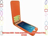 Piel Frama 689N - Funda magnética para Apple iPhone 6 Plus naranja