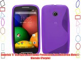 Samrick 'S' Ola Hydro Gel Funda Protectora Para Motorola Moto E - Morado (Purple)