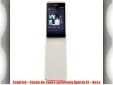 Samrick - Funda de cuero para Sony Xperia E1 - Rosa