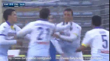 Daniel Ciofani Goal Empoli 0 - 1 Frosinone Serie A 13-2-2016