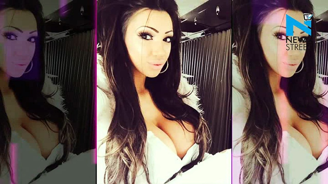 Chloe Khan exposes giant boobs in bed