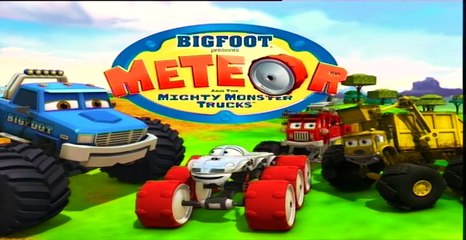 Метеор и крутые тачки 19-я серия - Большой крюк для Тягайки (Мультик про машинки)