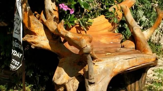 Мебель из дерева и корней